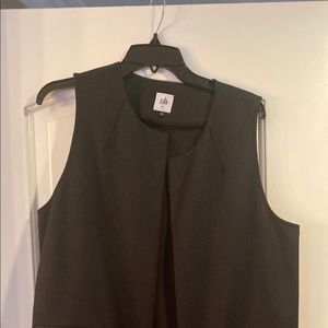 Cabi Med charcoal gray drafting vest